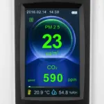 Moniteur de qualité de l'air CO2 et compteur de particules BQ30