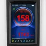 Moniteur de qualité de l'air CO2 et compteur de particules BQ30